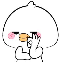 White bird : Animated Stickers