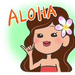 Hula girls.Frequently used words.