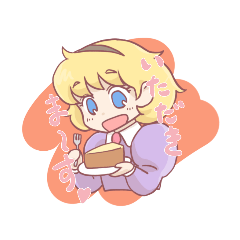 タリアとマーサの仲良しスタンプ