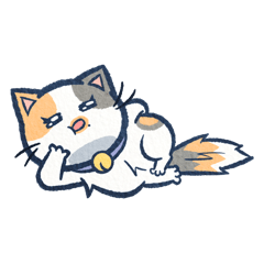 Lazy Calico Cat