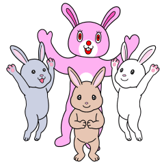 動く！飛び出す！狼と三匹のうさぎ  修正版