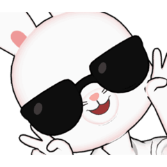 The Rabbit sticker 11 – LINE stickers | LINE STORE