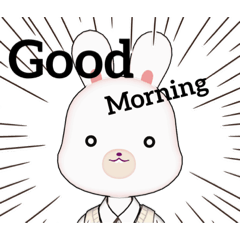 The Rabbit sticker 12 – สติกเกอร์ LINE | LINE STORE