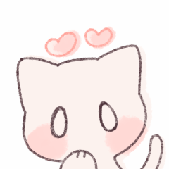 Cute Fluffy Cat Sticker