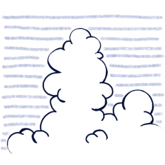 Lovely blue daily life