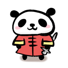 Panda Tai Chi Sticker
