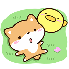 Sticker of Cute Shiba25