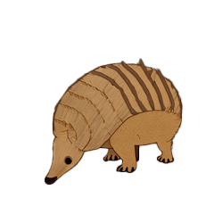 AI Generated Stickers - Armadillo