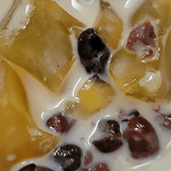 Food Series : Red Bean With Jelly Syrup