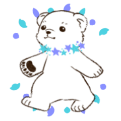 Traditional Chinese star polar bear2