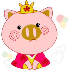 My stuffed pig-Japan Spring Event ver.