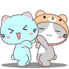 Sora The Blue Cat : Pop-up stickers