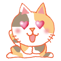 Everyday stickers of stray cats mix ver