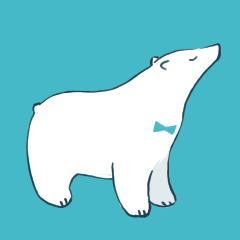 Polar bear stickers.