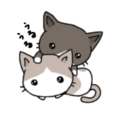Chim&Cham Cat Sticker