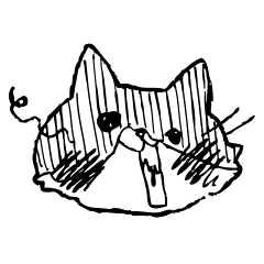 HARAPEKO CAT'S STICKER2