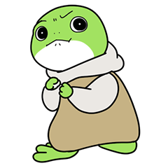 DAIGORO the Frog with honest feelings