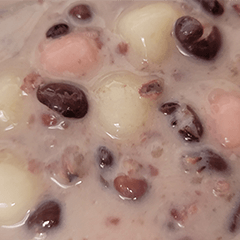 Food Series : Tangyuan (Red Bean Milk)