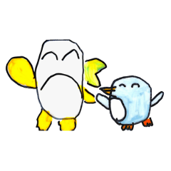 Little Penguin Family Emoji Stickers