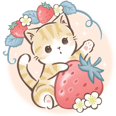 Girly Cats Stickers express your feeling