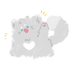 毛茸茸的愛心喵 1