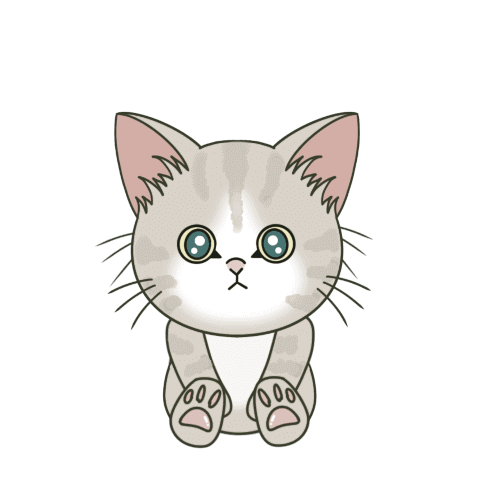 Kitten flying sticker 10