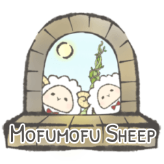 Mofumofu sheep Sticker2