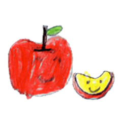 Fruit sticker for friends and family
