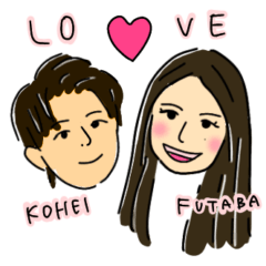 Futaba&Kohei's Sticker