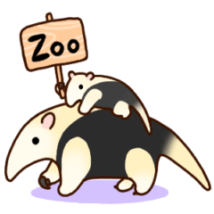 Zoo animals sticker(corrected version)
