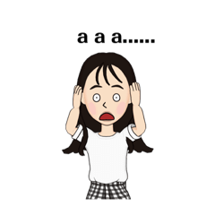 かーこちゃん一言シリーズ - LINE スタンプ | LINE STORE