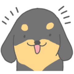 Dachshund is cute everyday. (Japanese)