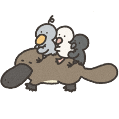 アルとグレ4 カモノハシとカラス - LINE スタンプ | LINE STORE アルとグレ4 カモノハシとカラス - LINE スタンプ | LINE STORE