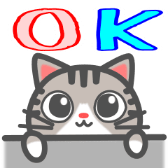 Move! cute cat Sticker=^_^=