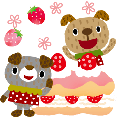 DOGDOGDOG-Flower&Strawberry
