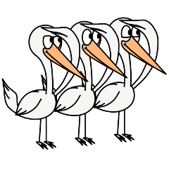 Message Birds 3 Storks