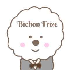 Bichon Frize is a cut dog . Greetings