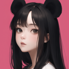 black panda girl