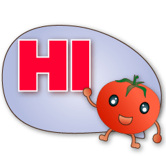 可愛蕃茄 實用對話框