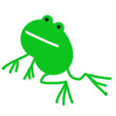Green little frog 3
