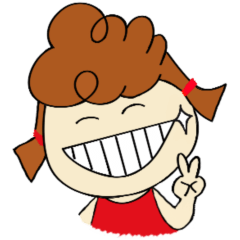 Hi Hi Hallie (1) ZH – LINE stickers | LINE STORE