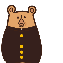 Potteri Bear05 [moving stickers series]
