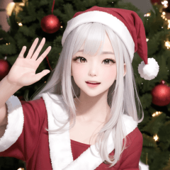 Pretty Reality Santa Girl