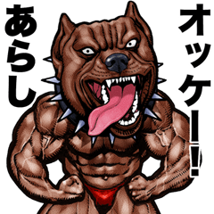 Arashi dedicated Muscle macho animal