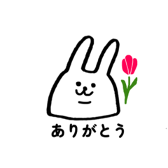 Simple Usagi sticker0922