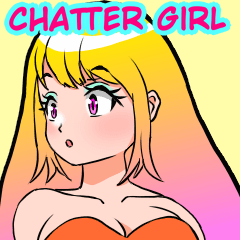 Chatter Girl Orange <Swim suit>