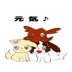 dog sticker 1-16