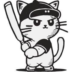 baseball cat(for support)