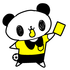 SINPANDA the football referee panda