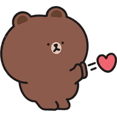 Brown & Cony fall in love-Brown